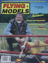 Ramona Lofton magazine cover appearance Flying Models October 1997