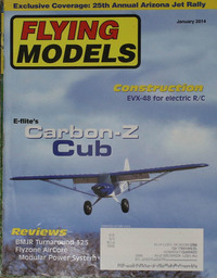 Flying Models January 2014 magazine back issue