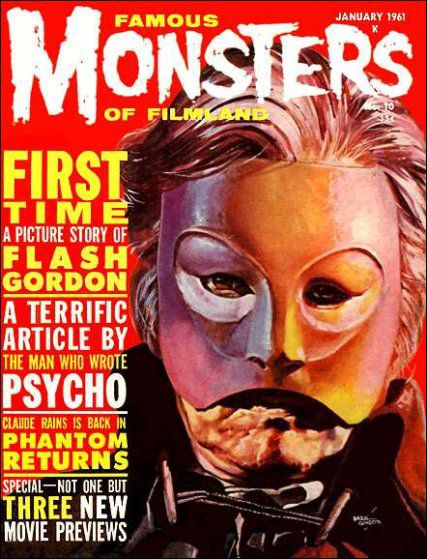 Famous Monsters of Filmland # 10 magazine back issue Famous Monsters of Filmland magizine back copy 