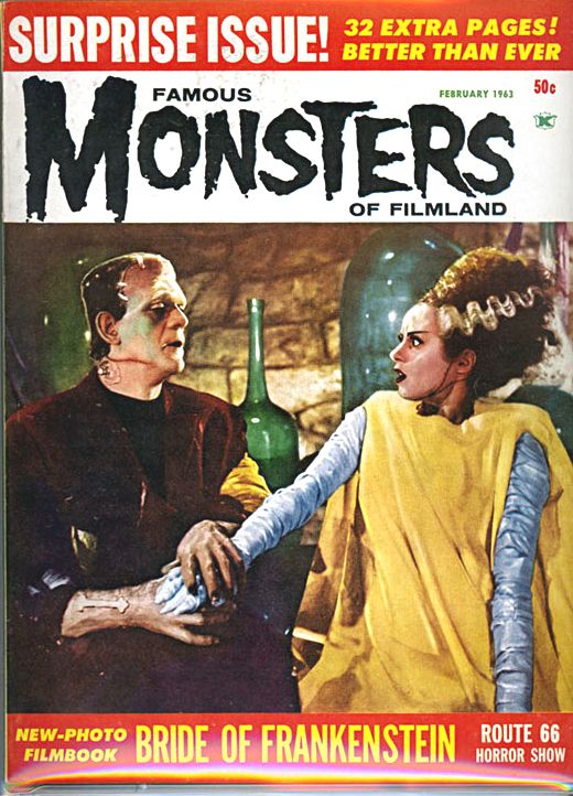 Famous Monsters of Filmland # 21 magazine back issue Famous Monsters of Filmland magizine back copy 