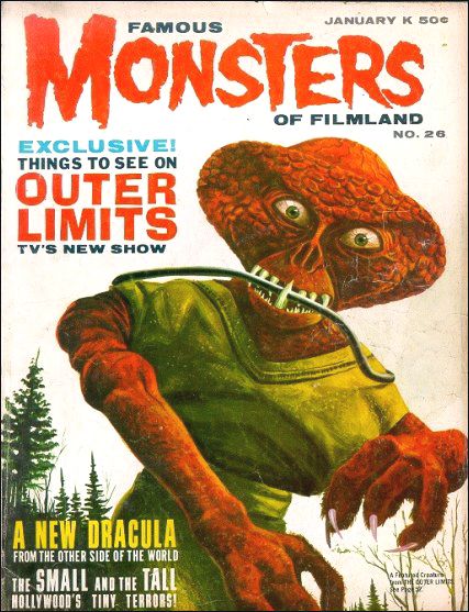 Famous Monsters of Filmland # 26 magazine back issue Famous Monsters of Filmland magizine back copy 