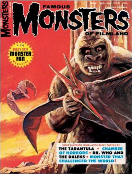 Famous Monsters of Filmland # 44 magazine back issue Famous Monsters of Filmland magizine back copy 