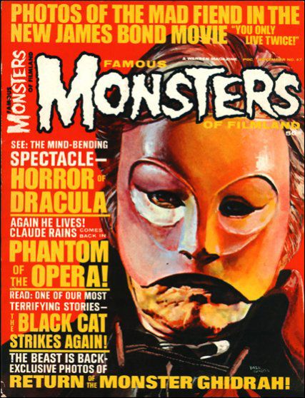 Famous Monsters of Filmland # 47 magazine back issue Famous Monsters of Filmland magizine back copy 