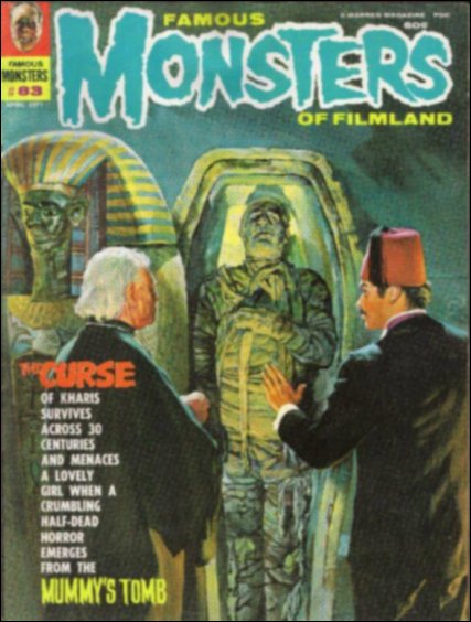 Famous Monsters of Filmland # 83 magazine back issue Famous Monsters of Filmland magizine back copy 