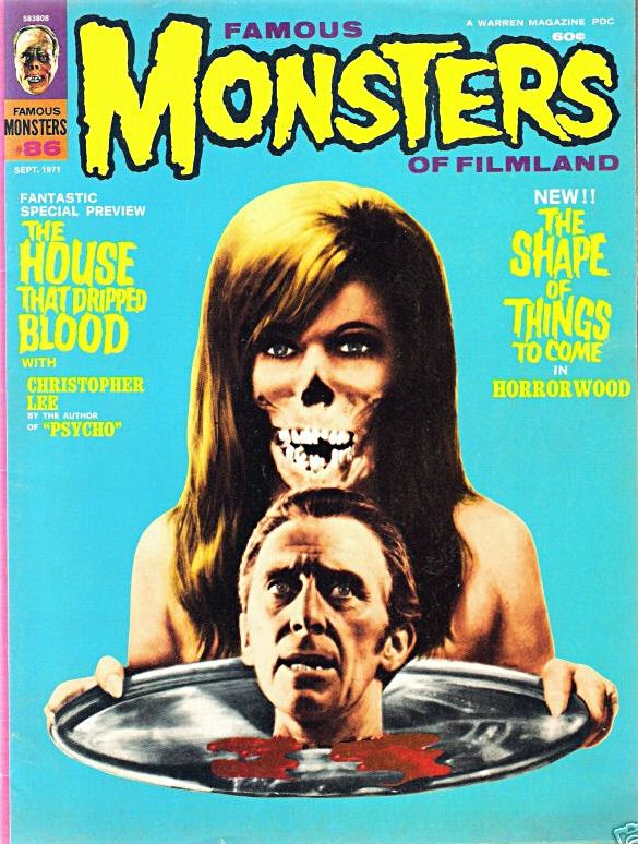 Famous Monsters of Filmland # 86 magazine back issue Famous Monsters of Filmland magizine back copy 