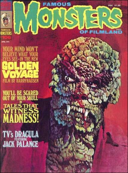 Famous Monsters of Filmland # 106 magazine back issue Famous Monsters of Filmland magizine back copy 