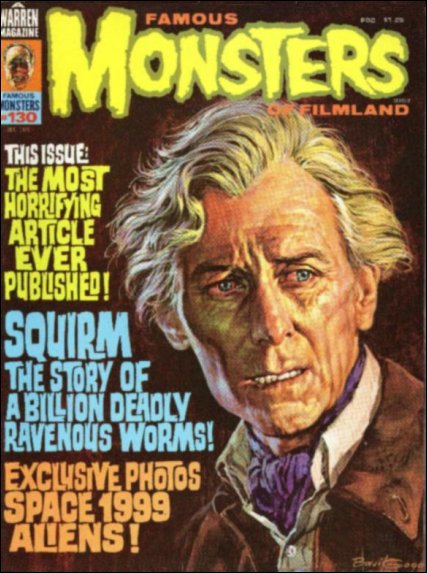 Famous Monsters of Filmland # 130 magazine back issue Famous Monsters of Filmland magizine back copy 