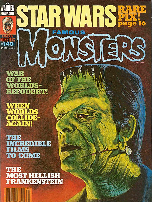 Famous Monsters of Filmland # 140 magazine back issue Famous Monsters of Filmland magizine back copy 