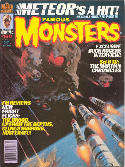 Famous Monsters of Filmland # 160 magazine back issue Famous Monsters of Filmland magizine back copy 