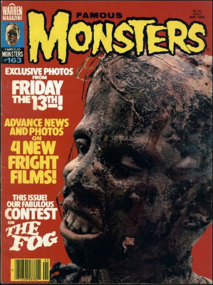 Famous Monsters of Filmland # 163 magazine back issue Famous Monsters of Filmland magizine back copy 