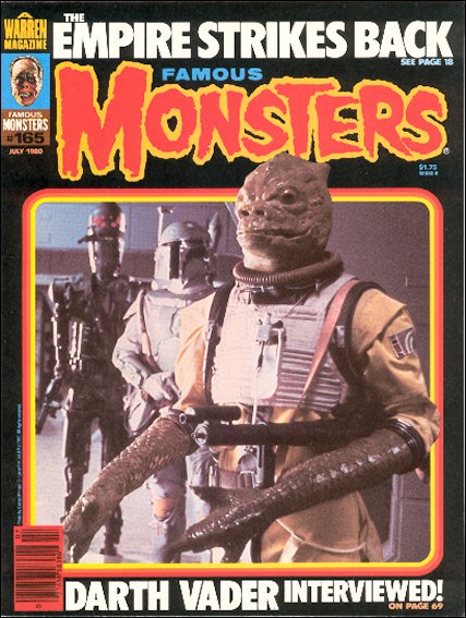 Famous Monsters of Filmland # 165 magazine back issue Famous Monsters of Filmland magizine back copy 