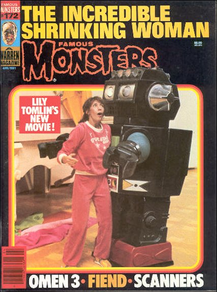 Famous Monsters of Filmland # 172 magazine back issue Famous Monsters of Filmland magizine back copy 