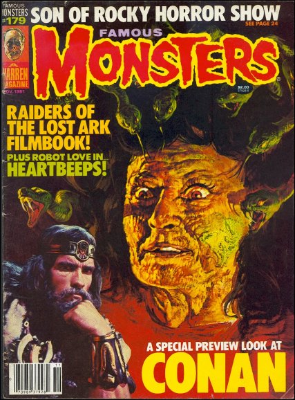 Famous Monsters of Filmland # 179 magazine back issue Famous Monsters of Filmland magizine back copy 