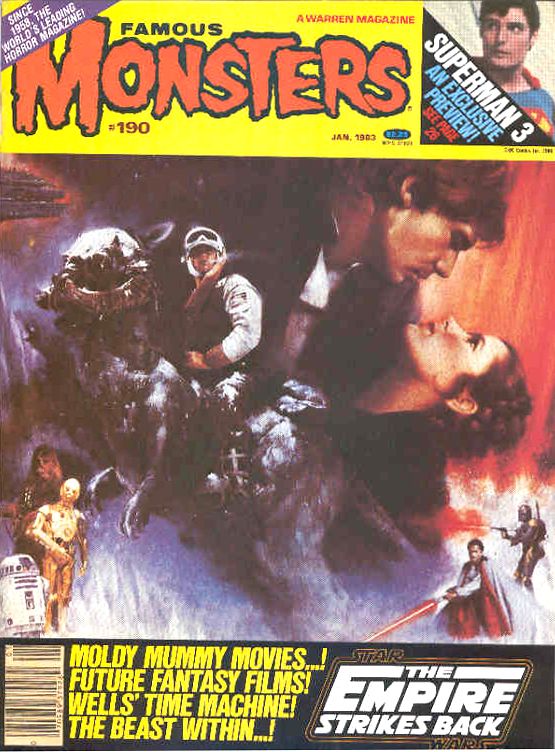 Famous Monsters of Filmland # 190 magazine back issue Famous Monsters of Filmland magizine back copy 