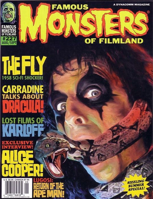 Famous Monsters of Filmland # 227 magazine back issue Famous Monsters of Filmland magizine back copy 