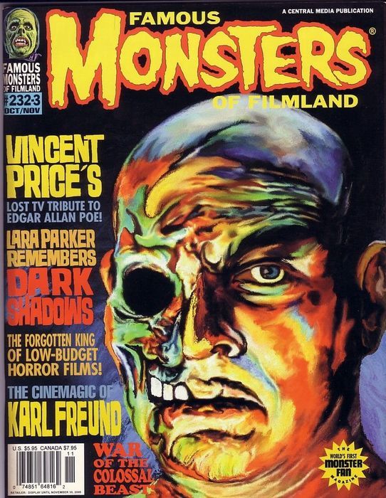 Famous Monsters of Filmland # 232 magazine back issue Famous Monsters of Filmland magizine back copy 