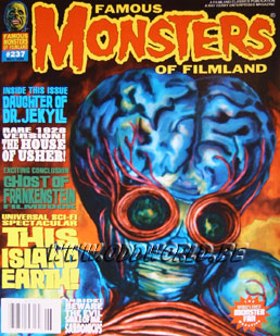 Famous Monsters of Filmland # 237 magazine back issue Famous Monsters of Filmland magizine back copy 