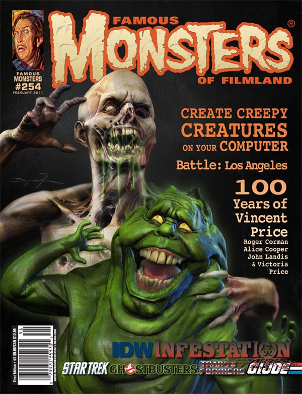 Famous Monsters of Filmland # 254 magazine back issue Famous Monsters of Filmland magizine back copy 