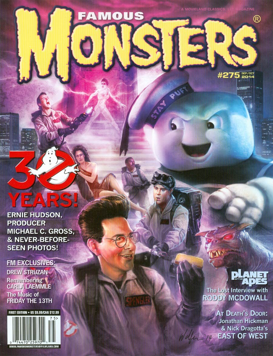 Famous Monsters of Filmland # 275 magazine back issue Famous Monsters of Filmland magizine back copy 