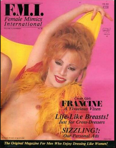 Female Mimics International Vol. 13 # 6 magazine back issue Female Mimics International magizine back copy 