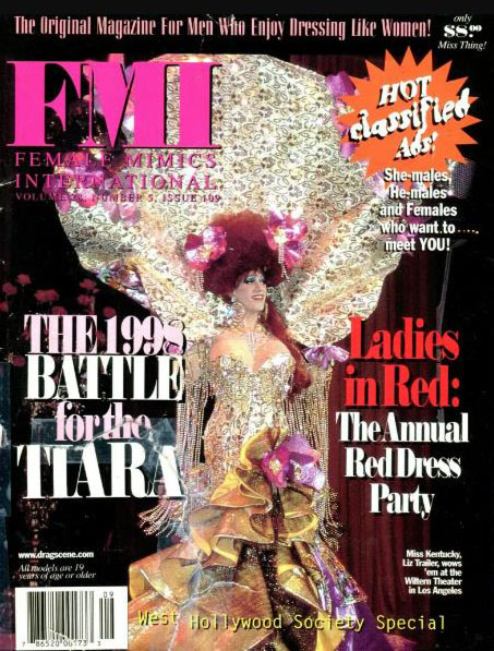 Female Mimics International Vol. 28 # 5 magazine back issue Female Mimics International magizine back copy 