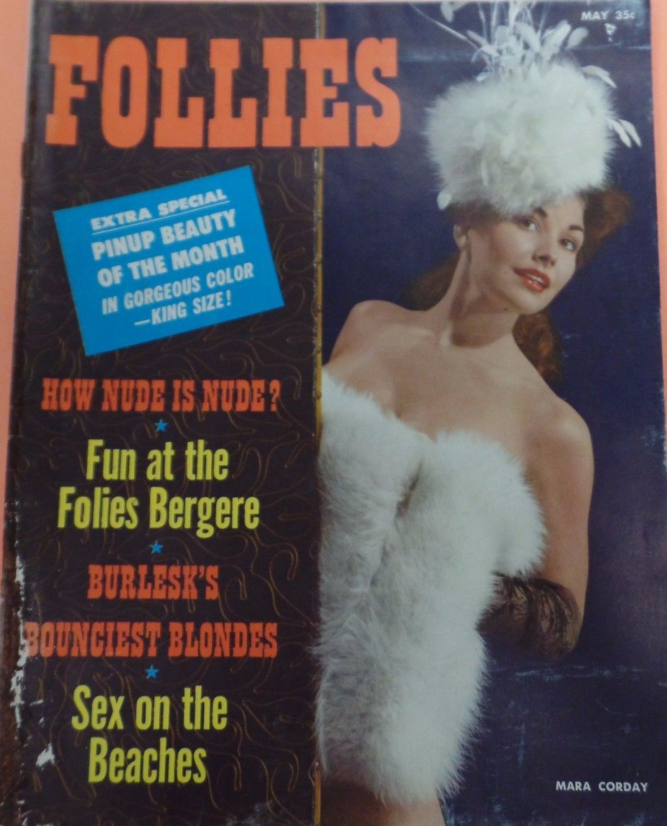 Follies May 1956 magazine back issue Follies magizine back copy Follies May 1956 Vintage Pin-Up Girls Adult Magazine Back Issue Beautiful Ornamental Naked Women. Extra Special Pinup Beauty Of The Month In Gorgeous Color King Size!.