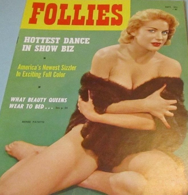 Follies September 1959 magazine back issue Follies magizine back copy Follies September 1959 Vintage Pin-Up Girls Adult Magazine Back Issue Beautiful Ornamental Naked Women. Hottest Dance In Show Biz.