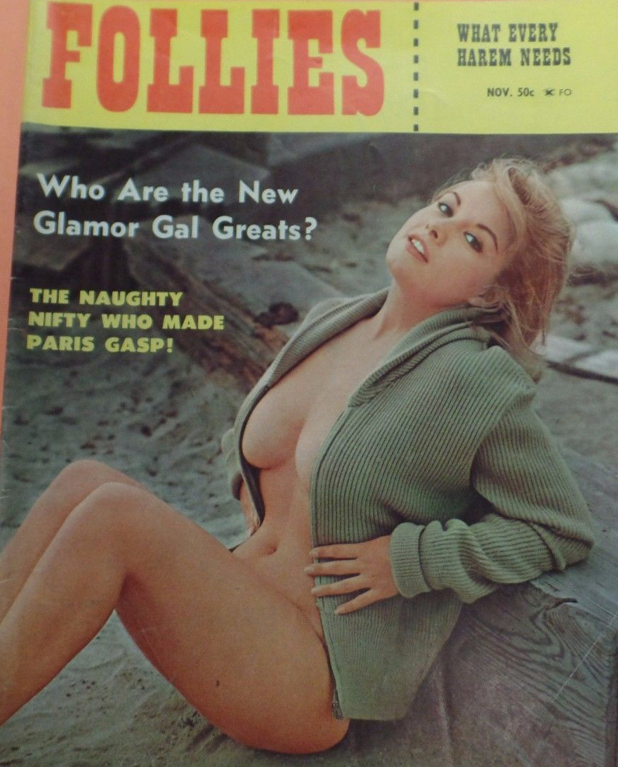 Follies November 1963 magazine back issue Follies magizine back copy Follies November 1963 Vintage Pin-Up Girls Adult Magazine Back Issue Beautiful Ornamental Naked Women. What Every Harem Needs.