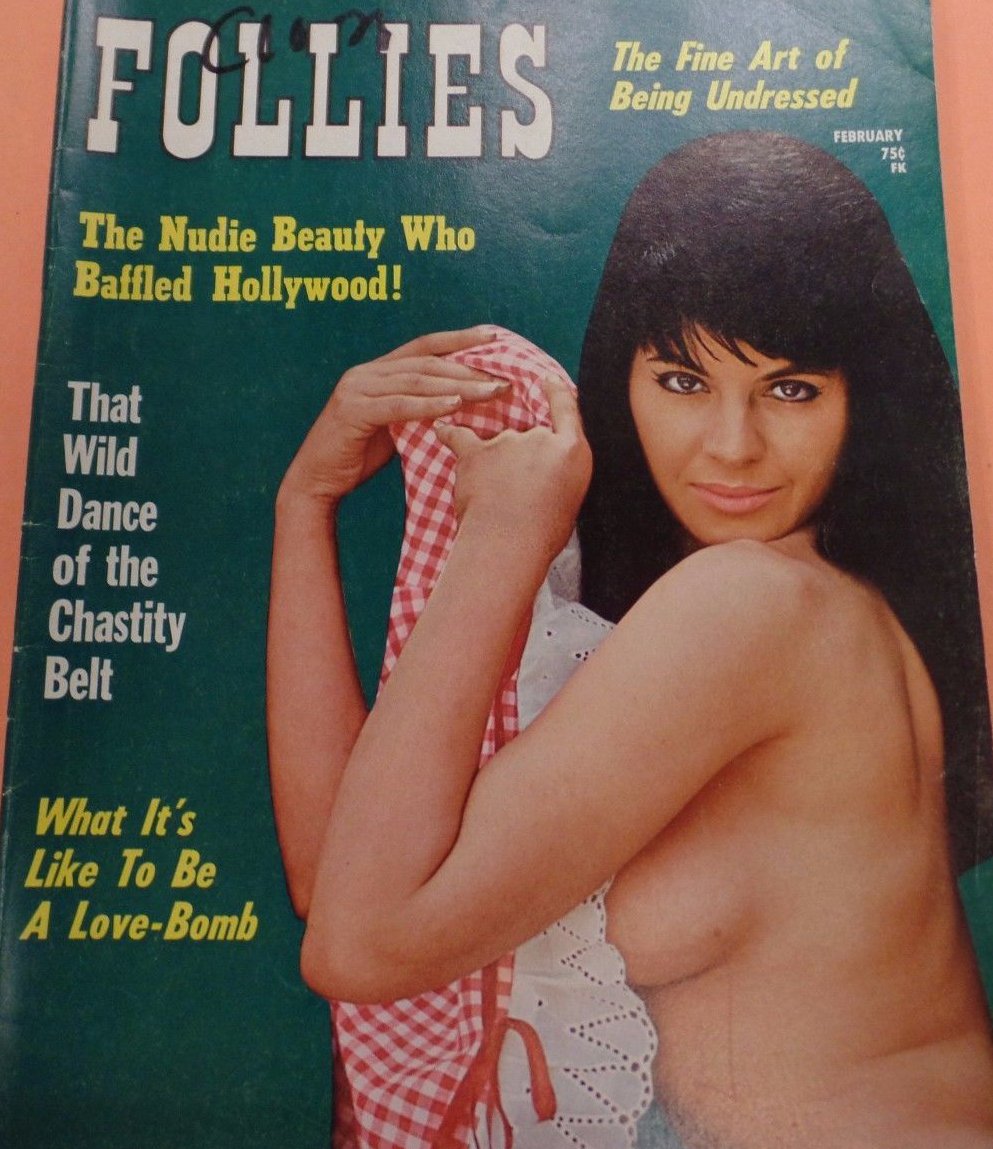 Follies February 1969 magazine back issue Follies magizine back copy Follies February 1969 Vintage Pin-Up Girls Adult Magazine Back Issue Beautiful Ornamental Naked Women. The Fine Art Of Being Undressed.