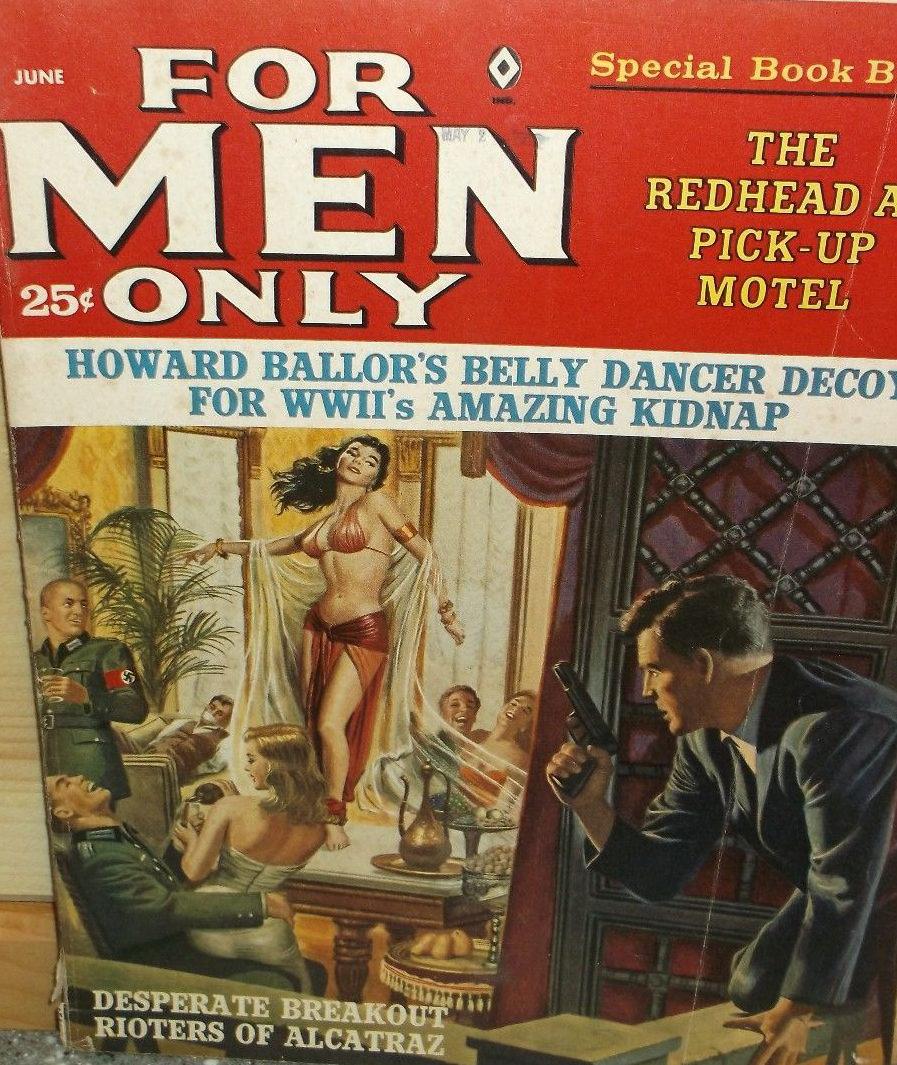 For Men Only June 1962 magazine back issue For Men Only magizine back copy 