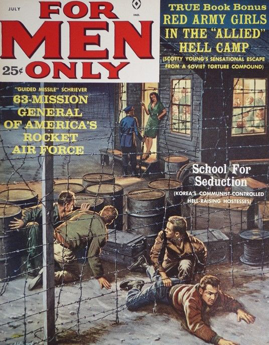 For Men Only July 1962 magazine back issue For Men Only magizine back copy 