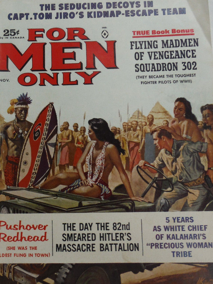 For Men Only November 1962 magazine back issue For Men Only magizine back copy 