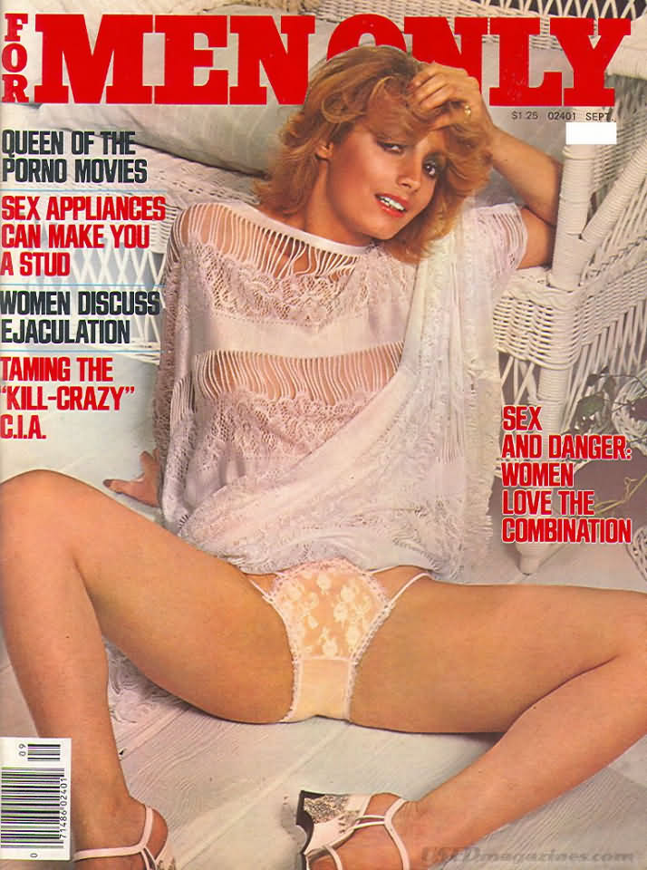 For Men Only September 1977 magazine back issue For Men Only magizine back copy 