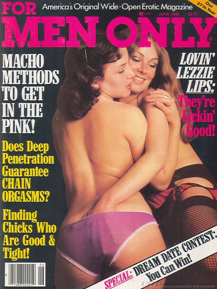 For Men Only June 1980 magazine back issue For Men Only magizine back copy 