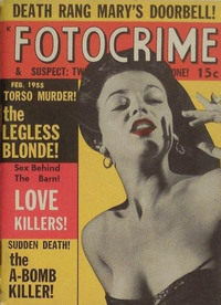 Fotocrime February 1955 magazine back issue