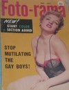 Foto-rama November 1957 magazine back issue cover image