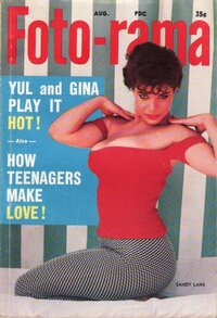 Foto-rama August 1959 magazine back issue cover image