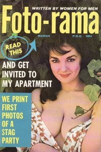Foto-rama March 1963 magazine back issue cover image