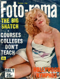 Foto-rama October 1965 Magazine Back Copies Magizines Mags