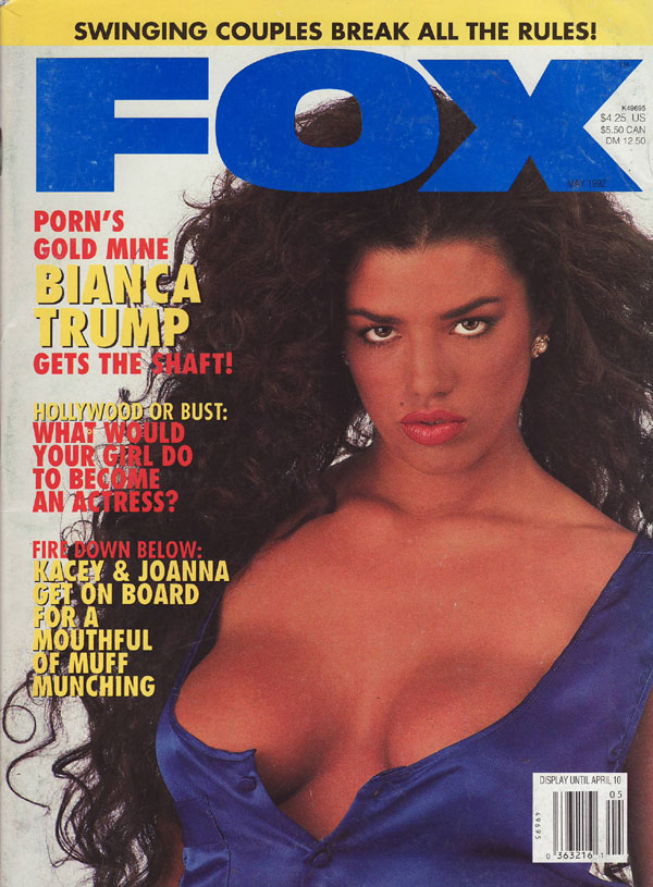 Fox May 1992 magazine back issue Fox magizine back copy fox magazine may 1992 back issue, bianca trump nude, pornstars in fox magazine, the hottest nastiest