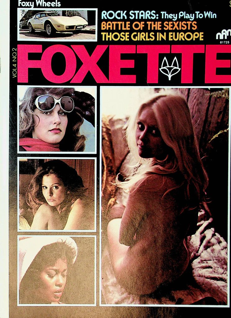 Foxette Vol. 4 # 2 magazine back issue Foxette magizine back copy 