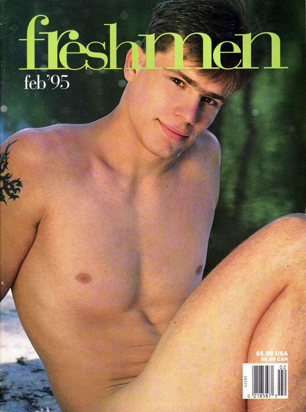 Freshmen February 1995 magazine back issue Freshmen magizine back copy FRESHMEN backissues 1995, magazine for gay men, naked men in hot pictorials, hot hardcore xxx photos