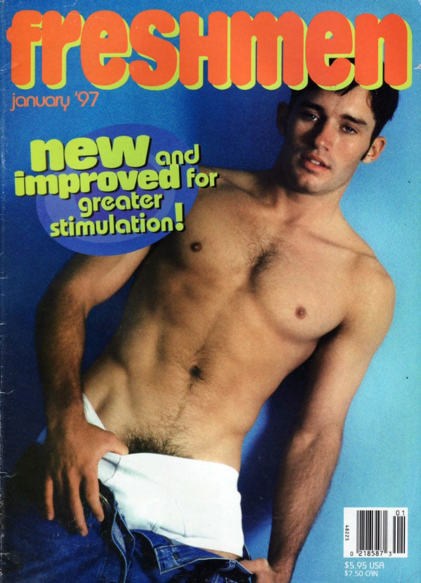 Freshmen January 1997 magazine back issue Freshmen magizine back copy FRESHMEN backissues 1997, magazine for gay men, naked men in hot pictorials, hot hardcore xxx photos