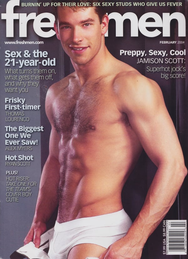 Freshmen February 2004 magazine back issue Freshmen magizine back copy Sex & The 21-Year-Old,Six Sexy Studs ,Frisky First Timer,Biggest One ,superhot jock,hot riser