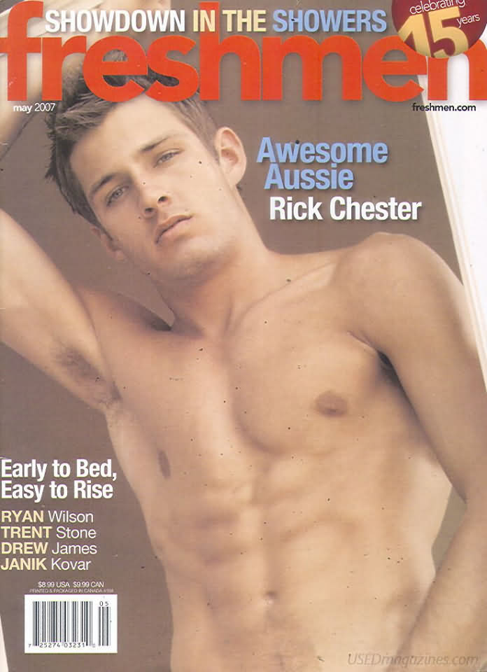 Freshmen May 2007 magazine back issue Freshmen magizine back copy Freshmen May 2007 Gay Adult Magazine Back Issue Published by Specialty Publications and Circulated by Flynt Distributing. Awesome Aussie Rick Chester.