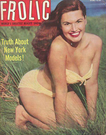 Frolic February 1953 magazine back issue Frolic magizine back copy 
