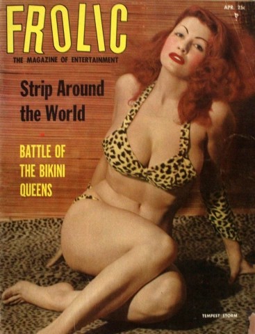 Frolic April 1956 magazine back issue Frolic magizine back copy 