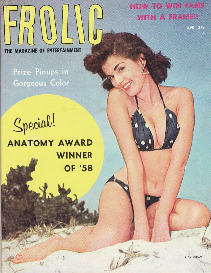 Frolic April 1959 magazine back issue Frolic magizine back copy 