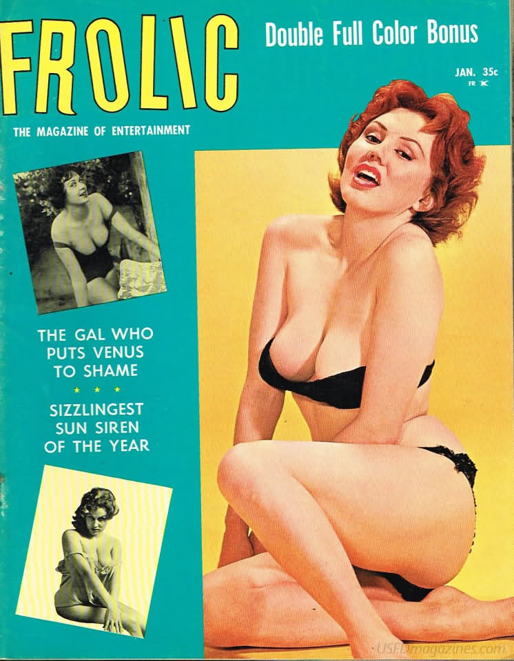 Frolic January 1962 magazine back issue Frolic magizine back copy 