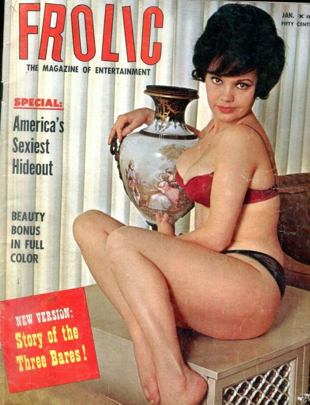 Frolic January 1964 magazine back issue Frolic magizine back copy 